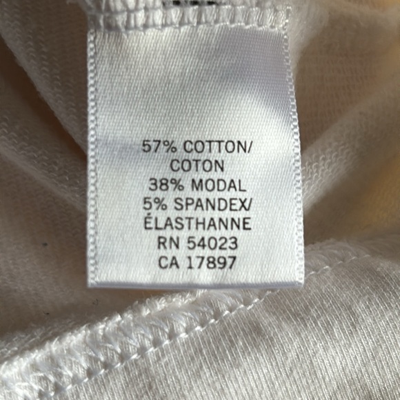 Banana Republic white quarter button down sweatshirt size small - Picture 7 of 7